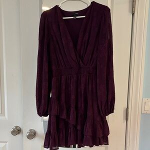 Aqua brand purple dress